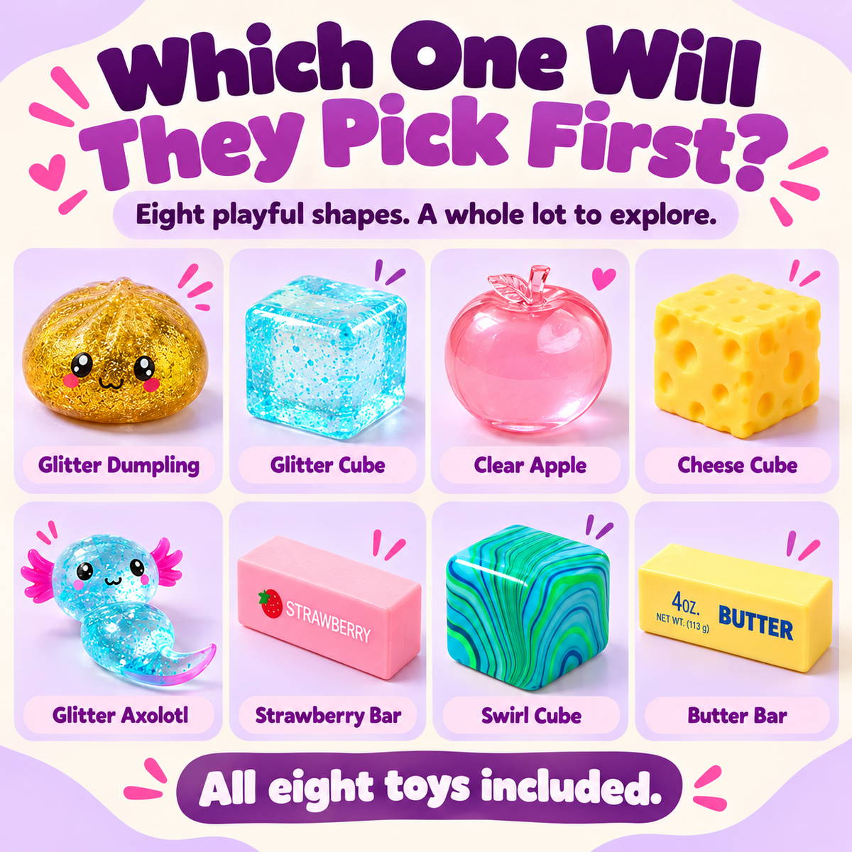 Stress Relief Squishy Bundle