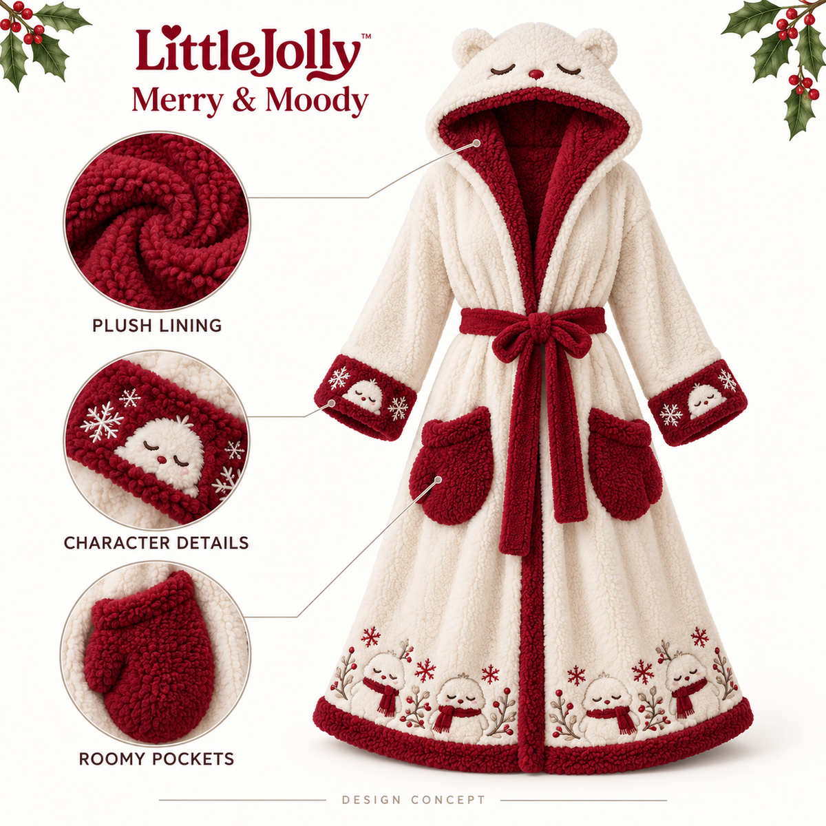 LittleJolly™ CozyHug Heated Robe