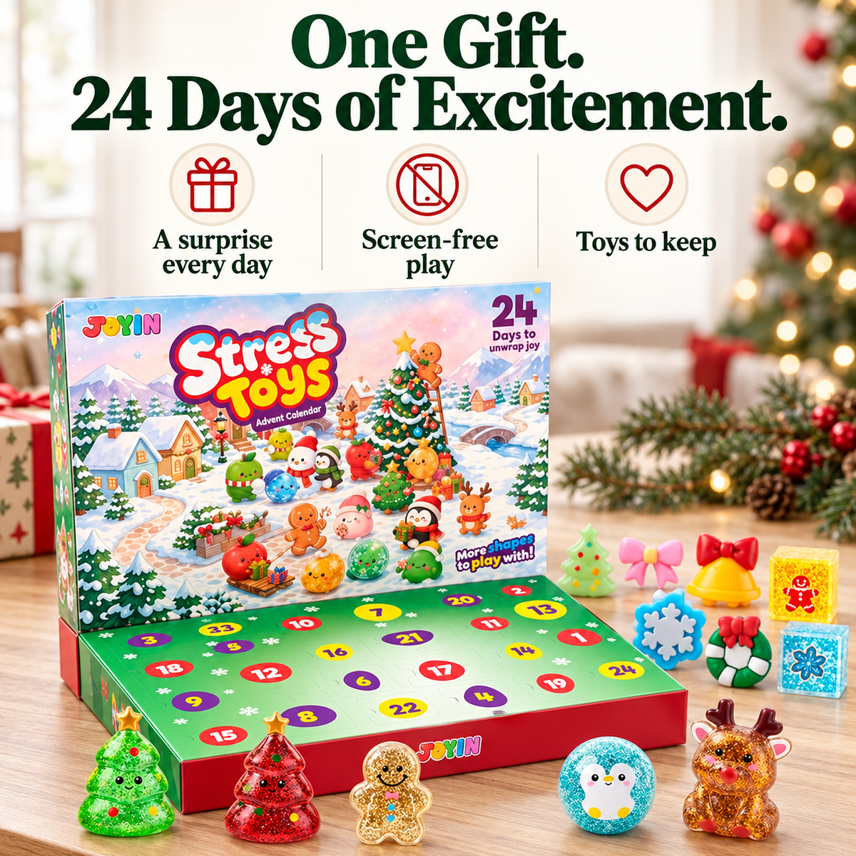 Christmas Stress Relief Toy Advent Calendar