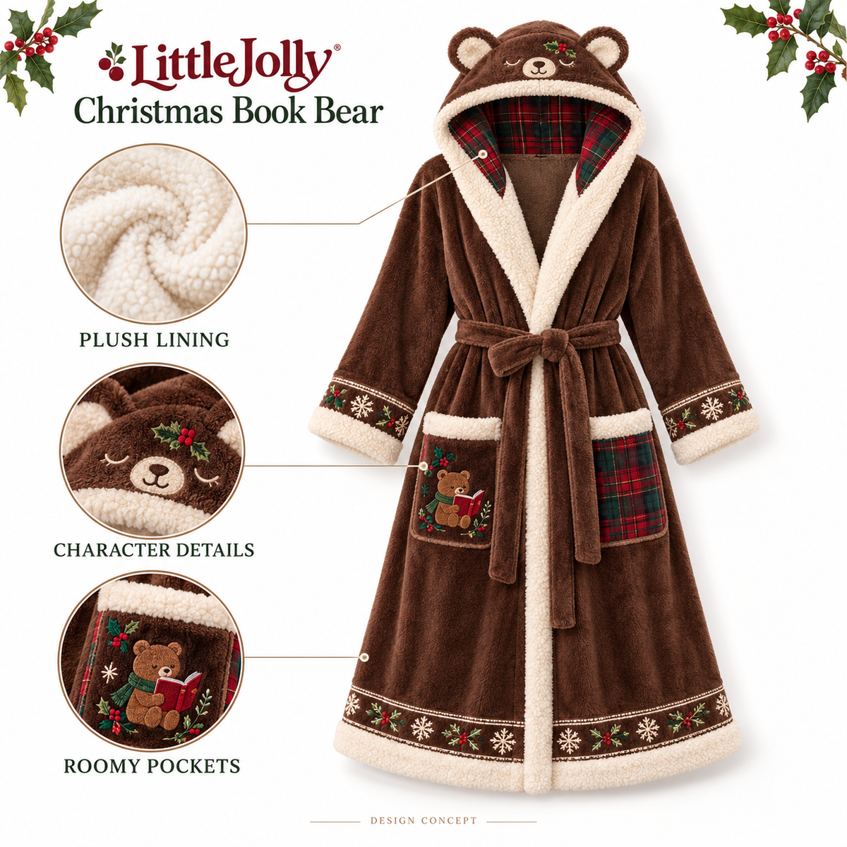 LittleJolly™ CozyHug Heated Robe