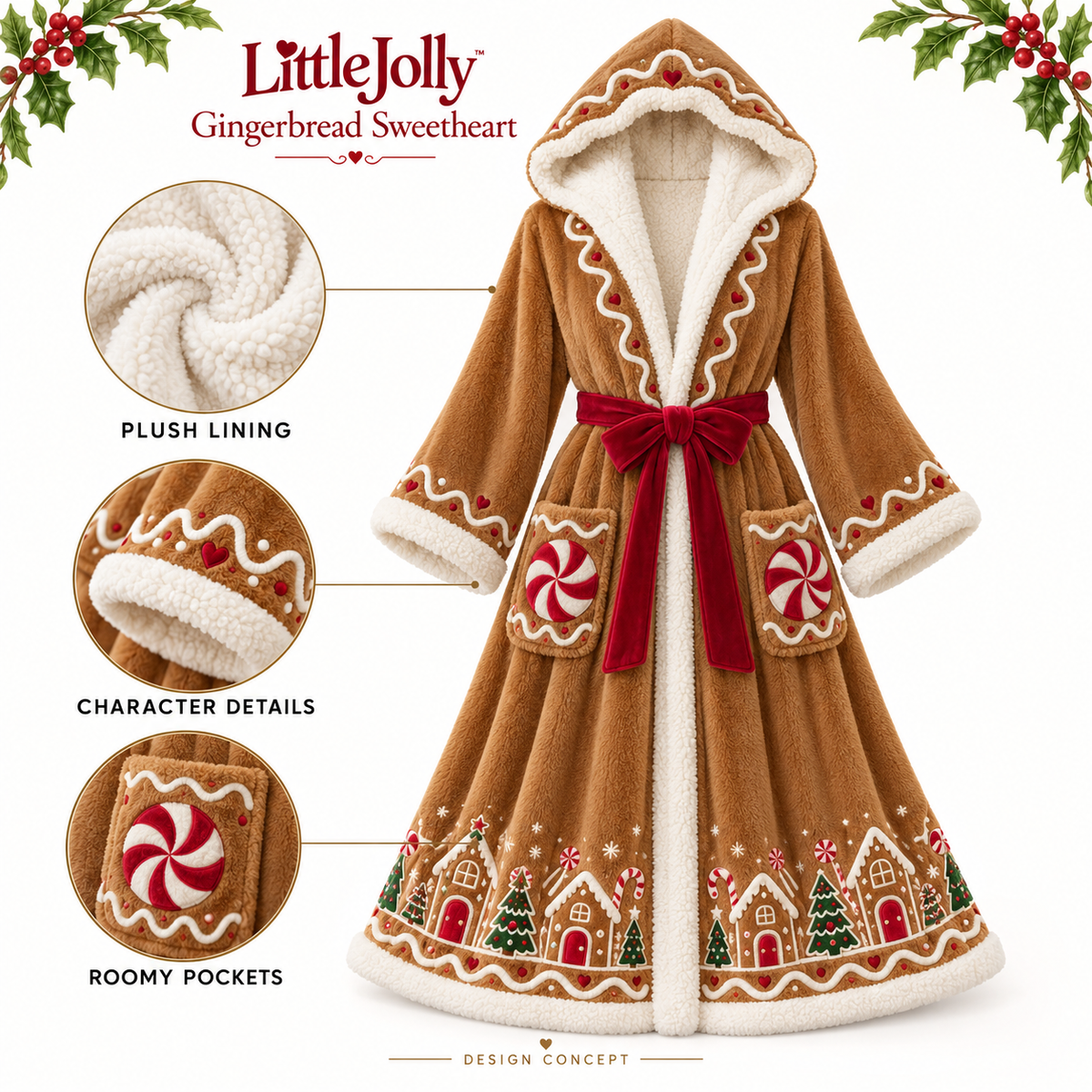 LittleJolly™ CozyHug Heated Robe