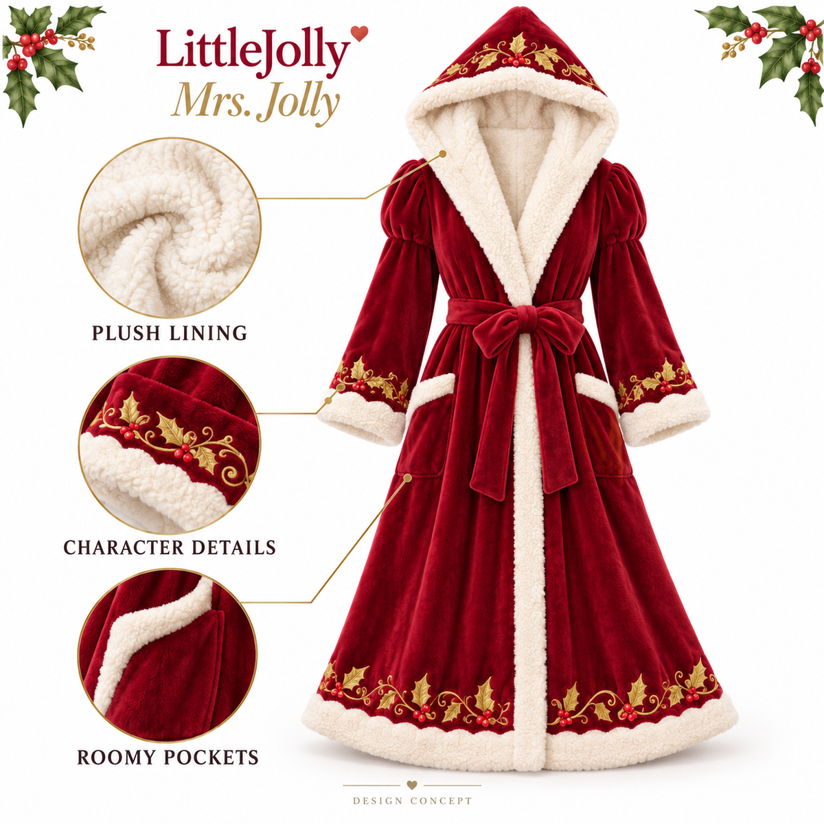 LittleJolly™ CozyHug Heated Robe