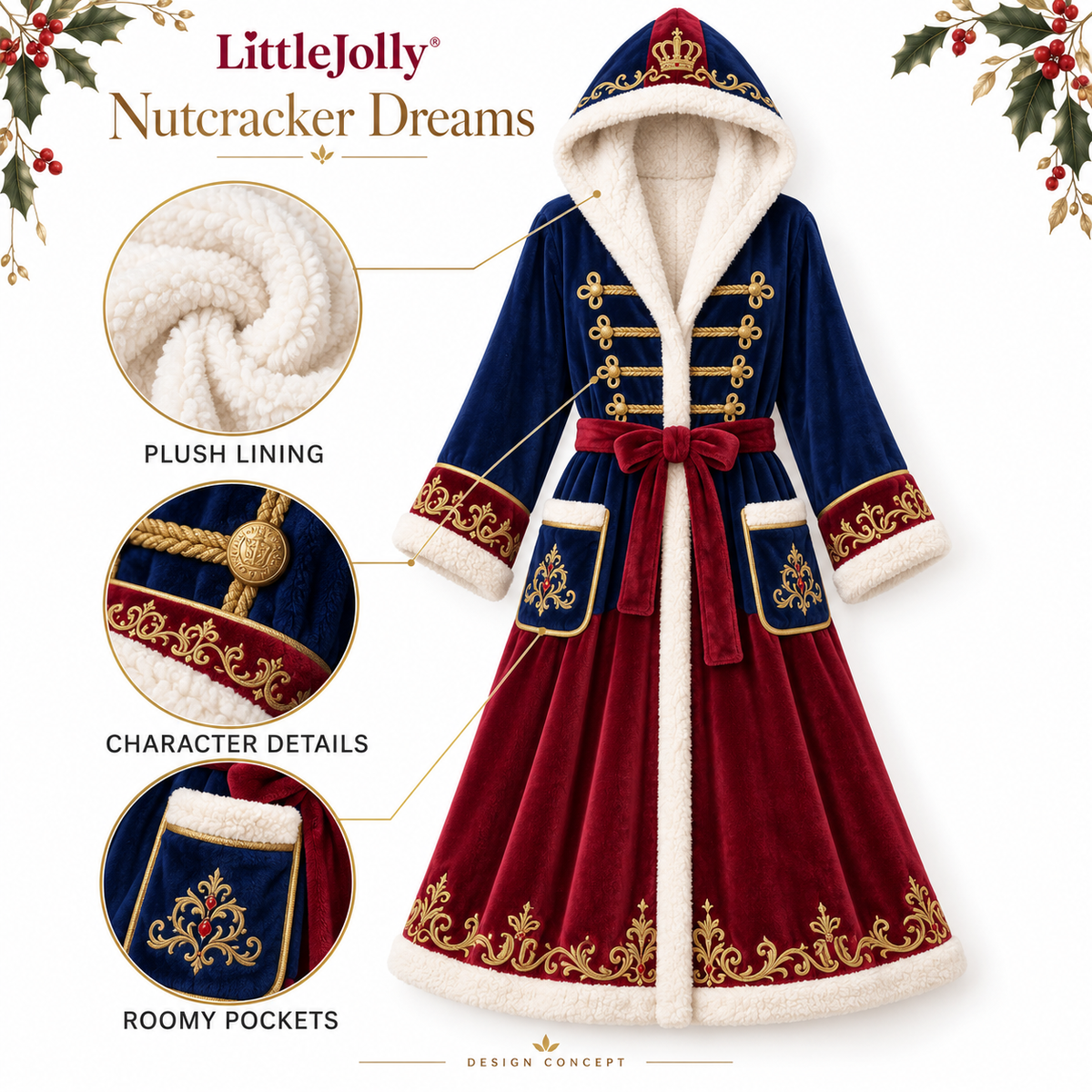 LittleJolly™ CozyHug Heated Robe