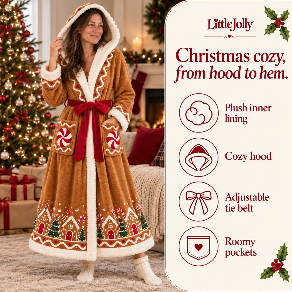 LittleJolly™ CozyHug Heated Robe